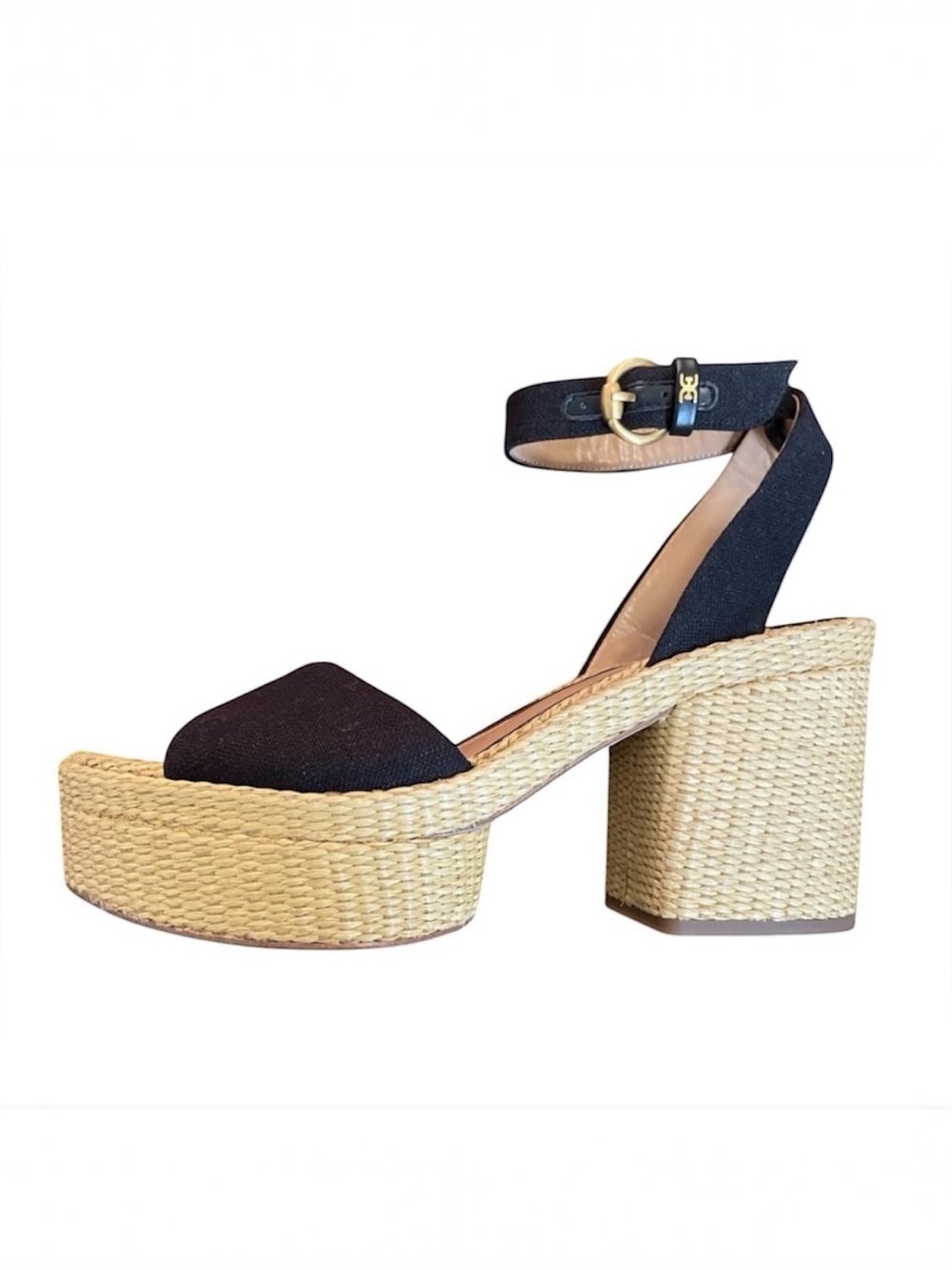 Elegant Black Platform Sandals